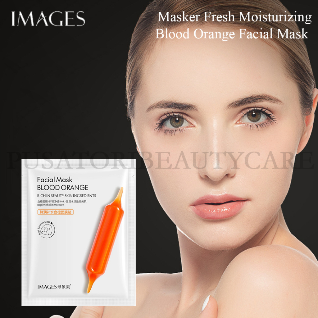 IMAGES Masker Fresh Moisturizing Blood Orange Facial Mask