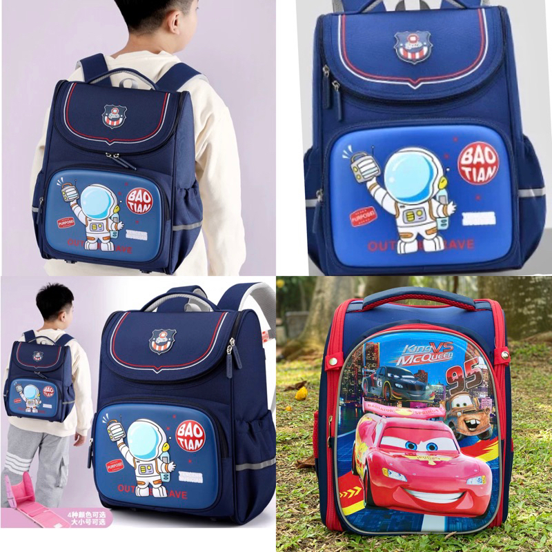 RANSEL SEKOLAH ANAK-ANAK MODEL TABUNG KOREA SD/SMP YANG LAGI VIRAL