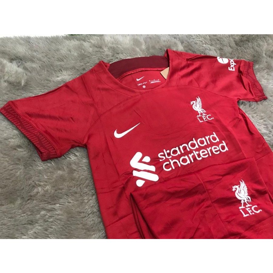 Jersey kids anak anak liverpool home 2022 -2023 grade ori import