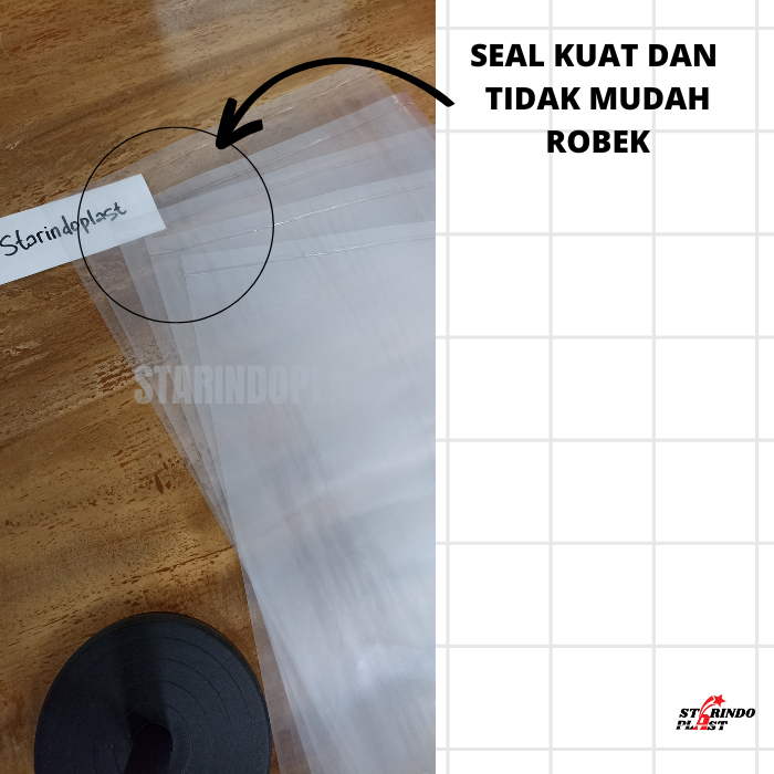 CFG Plastik Beras Kantong Beras 5 kg uk. 30x45 cm / PLASTIK PE POLOS UNTUK BERAS 5 KG TEBAL