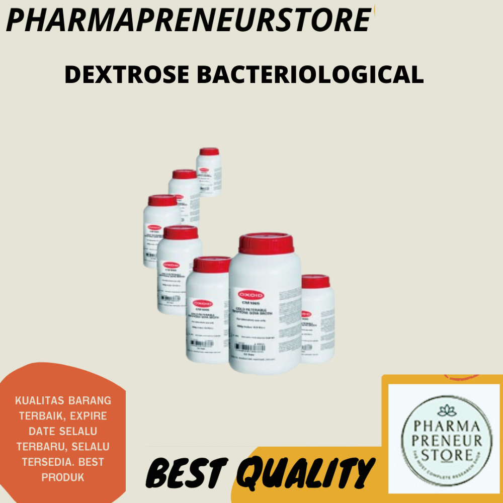 DEXTROSE BACTERIOLOGICAL 500 GRAM OXOID BEST QUALITY