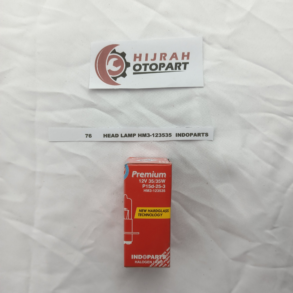HEAD LAMP HM3-123535INDOPARTS