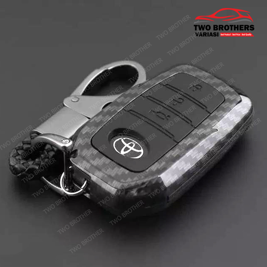 CASING KUNCI ALL NEW FORTUNER CARBON KUNCI REMOTE MOBIL