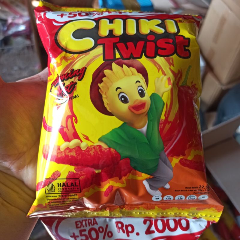 

Chiki Twist Rasa Pedas Flaming Hot