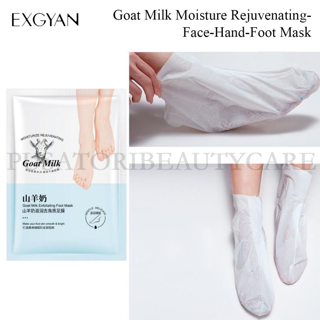 EXGYAN Masker Goat Milk Moisture Rejuvenating-Face-Hand-Foot Mask