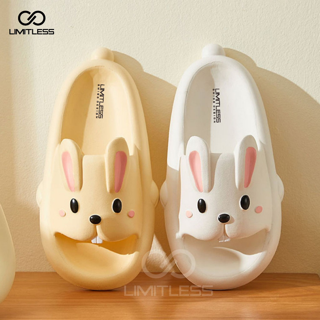 Sandal Rabbit Kelinci Anak Perempuan Sendal Kelinci Anak Karakter Korean Style Sendal Anak Bunny Empuk Lucu Terbaru 2023