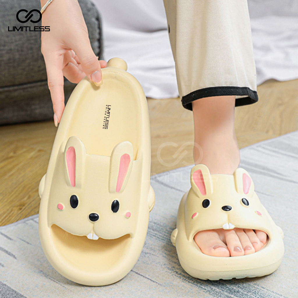 Sandal Rabbit Kelinci Anak Perempuan Sendal Kelinci Anak Karakter Korean Style Sendal Anak Bunny Empuk Lucu Terbaru 2023