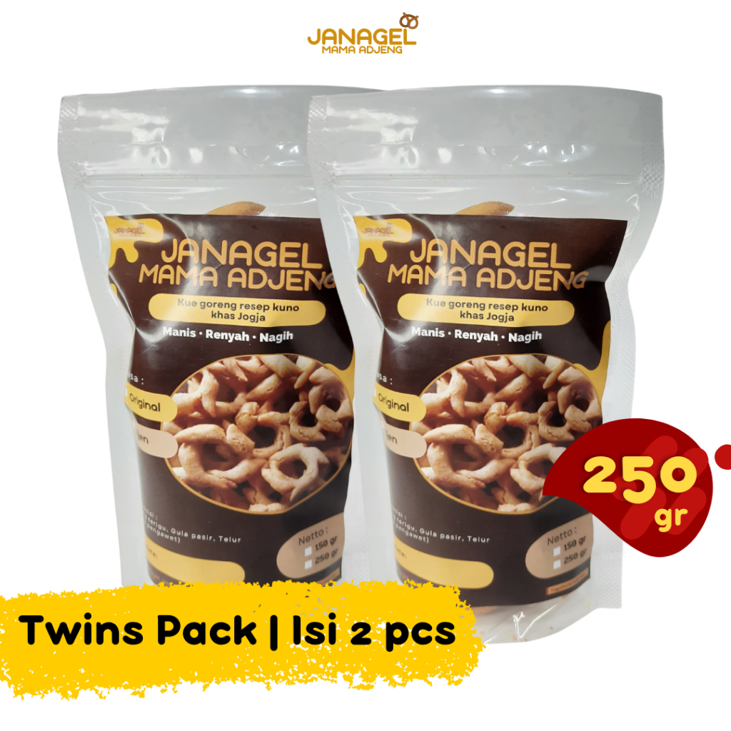 

Twins Pack - Janagel Mama Adjeng- isi 2 psc | @250gr