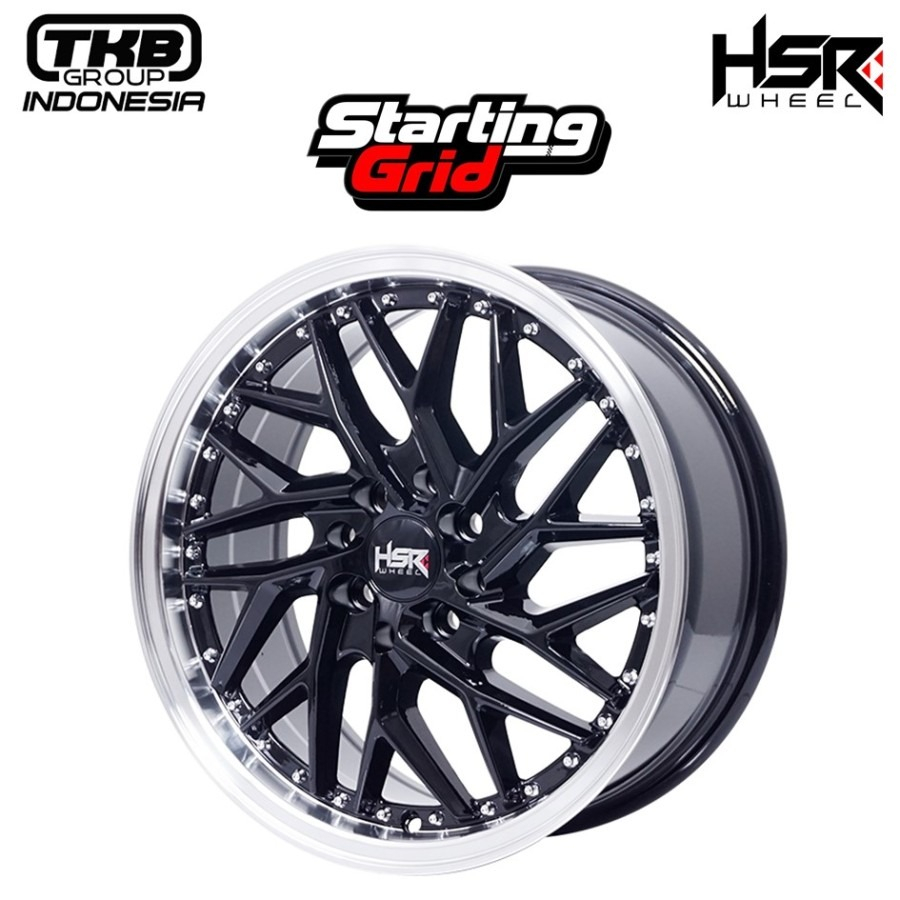 Jual Velg Mobil Racing Merk HSR Ring 16 untuk Yaris Calya Swift - bisa tukar tambah pelek oem - velk