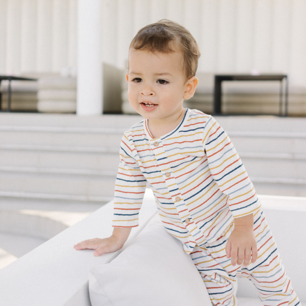 Little Palmerhaus Summer Baby Pajamas Piyama Bayi Lengan Panjang 0-1 tahun