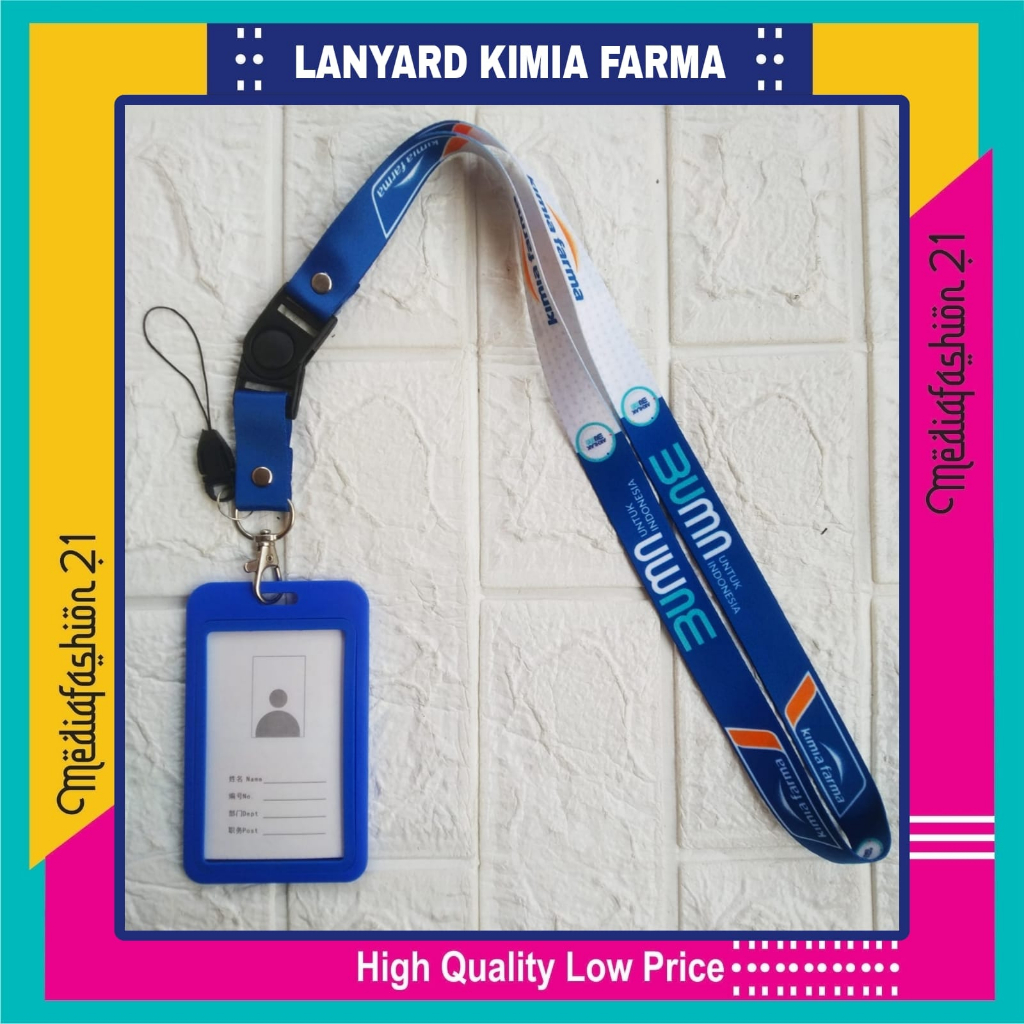 

Lanyard Tali Gantungan ID Card KIMIA FARMA Free Strap Gantungan HP/Flashdisk