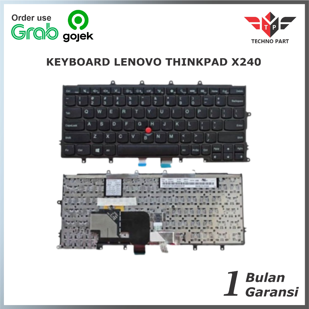 Keyboard Lenovo ThinkPad X240 X240i X250 X260 No Backlight
