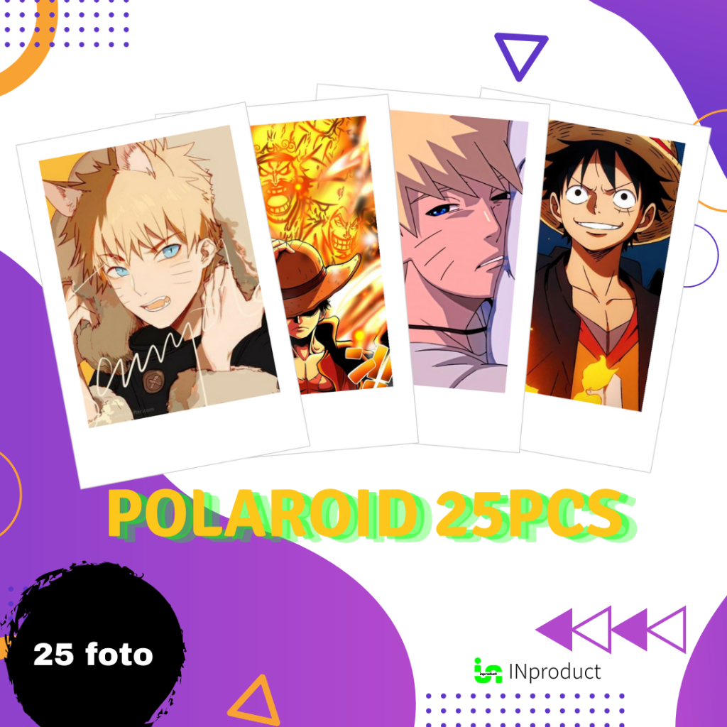 25pcs Polaroid 2R Putih Polos