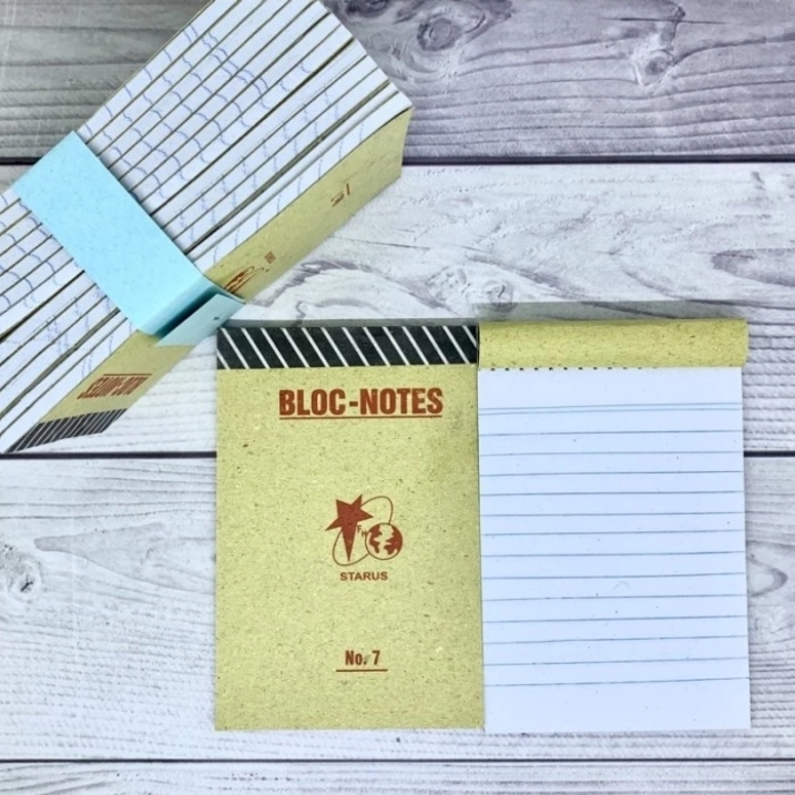 

NOTES NO 7 GARIS HARGA 12 PCS