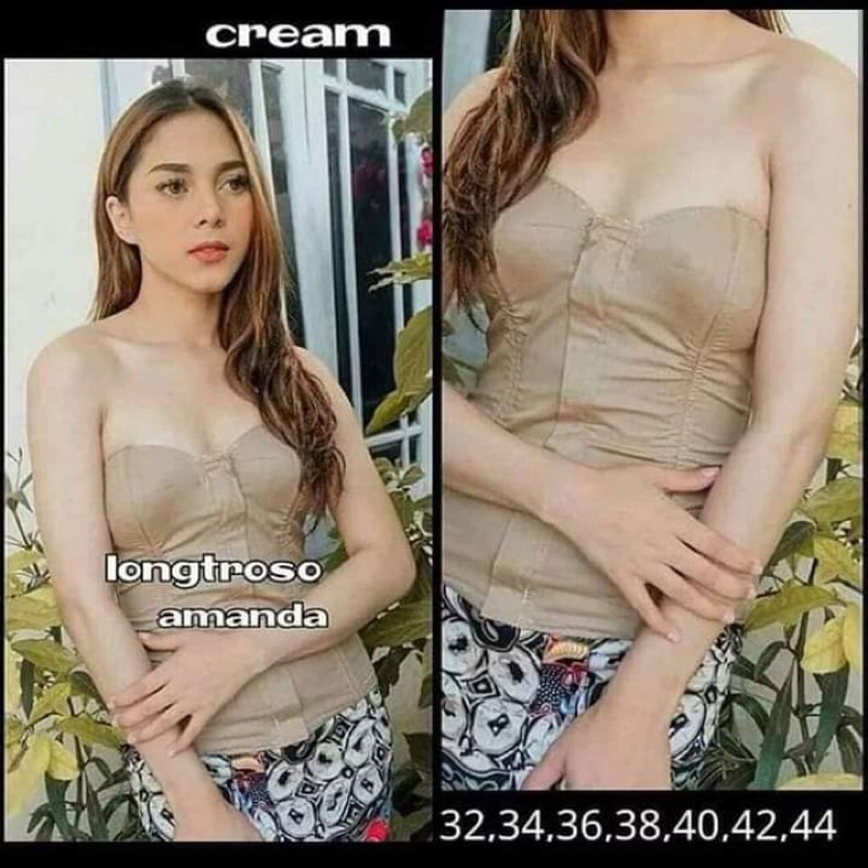 LONGTORSO KATUN BALI DALAMAN KEBAYA ( korset bahan adem )