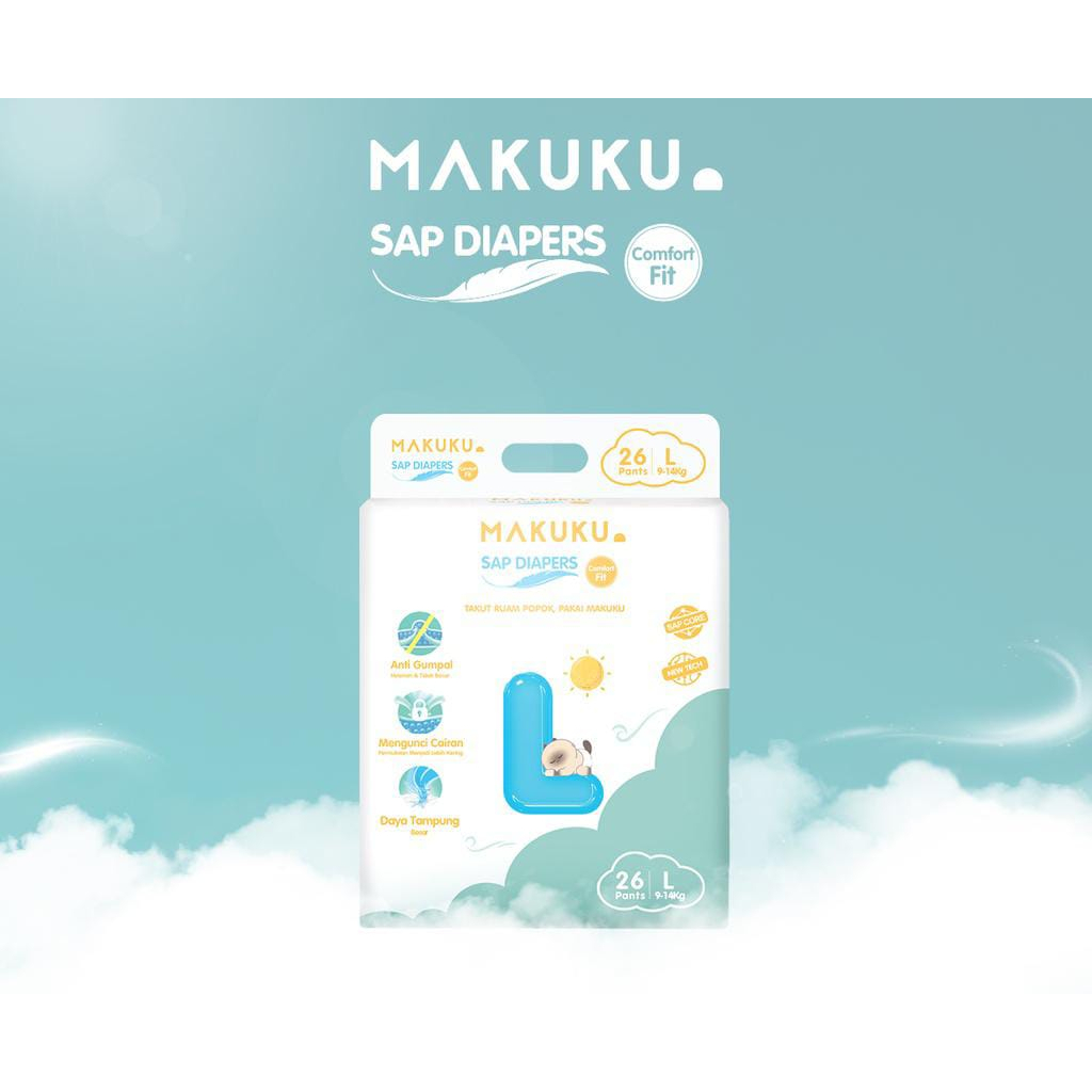 Makuku Comfort Fit SAP Diapers