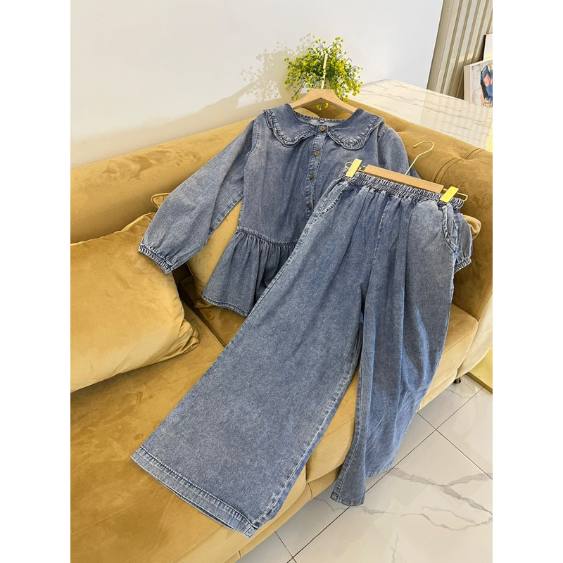 Amiera set jeans denim