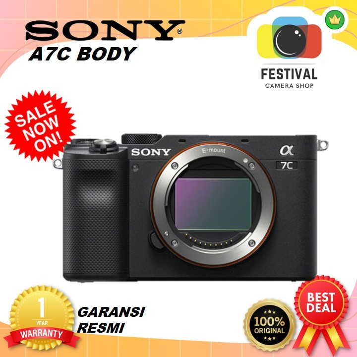 Sony Alpha A7C Sony A7C Sony A 7C Sony A7 C Body Only GARANSI RESMI