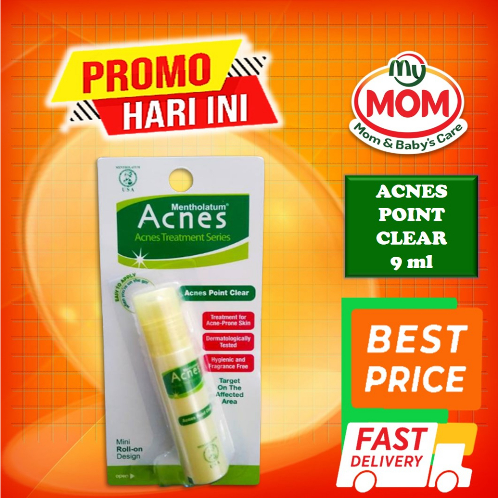 [BPOM] Acnes Point Clear 9 ml / Pencegah Jerawat / MY MOM