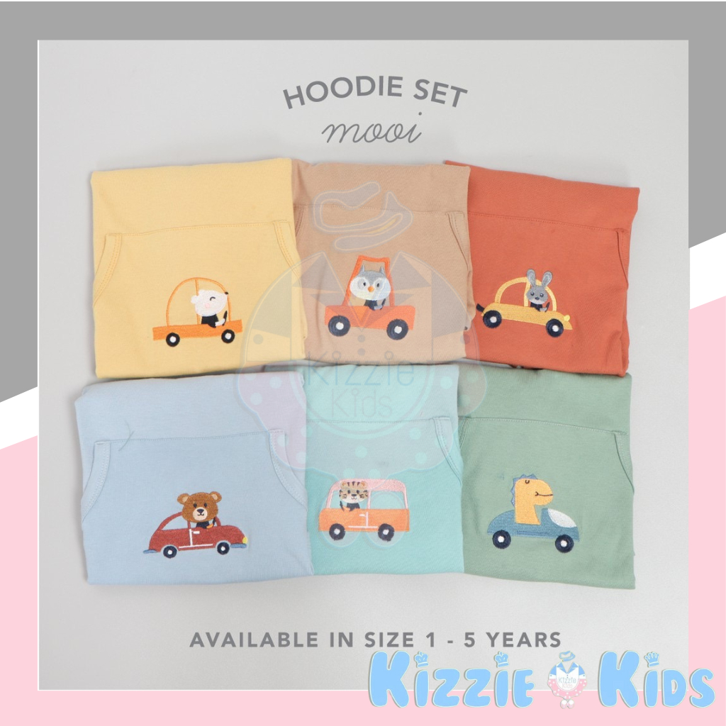 Mooi Setelan Anak Hoodie Unisex Hoodie Set ( Setelan Hodie Anak )