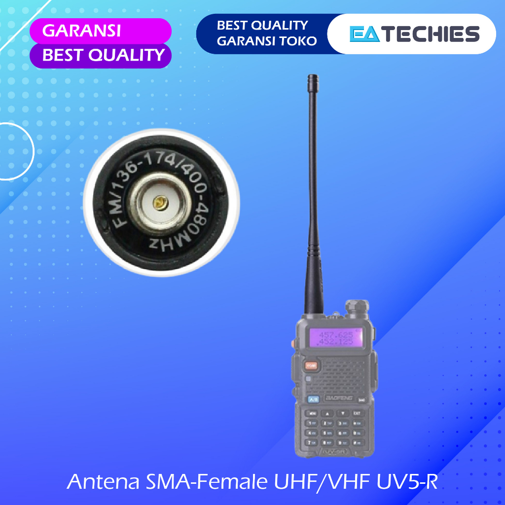 Antenna HT UV5R SMA-Female UHF/VHF UV5-R Walkie Talkie