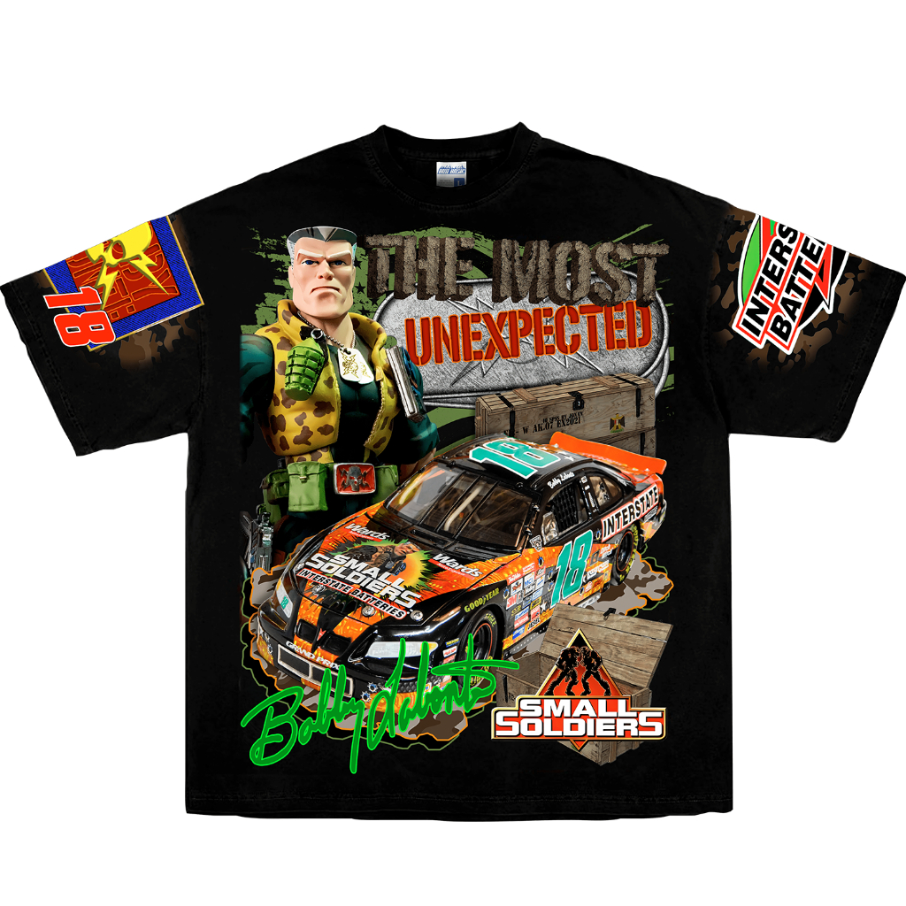 Bobby Labonte Small Soldiers Bootleg NASCAR AOP Tee