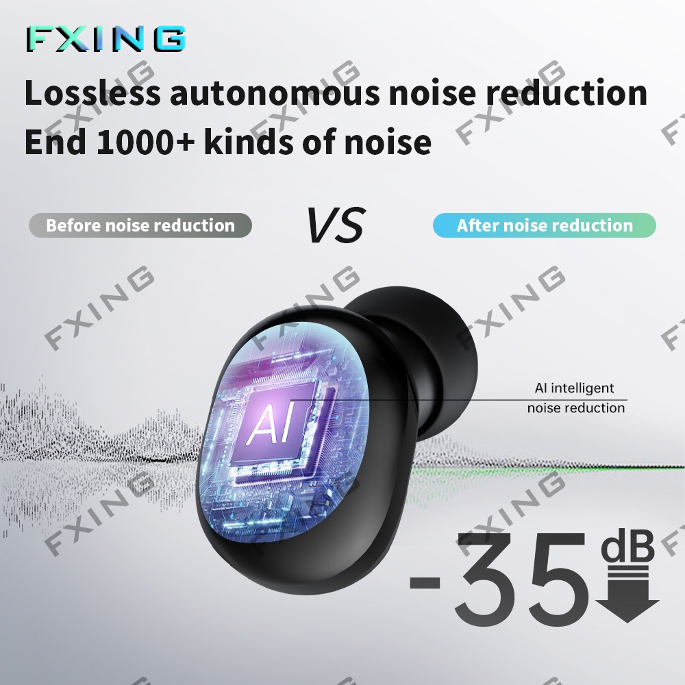 【BT022】(COD) Fxing G9s TWS New Headset Bluetooth 5.1 Wireless Earphone Waterproof Sport Handset HIFI Stereo Sound Music In-ear Earbuds With Mic