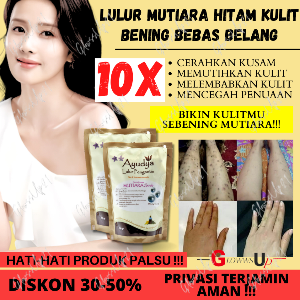 Ayudya Lulur Pengantin Mutiara + Vitamin E 300 refill