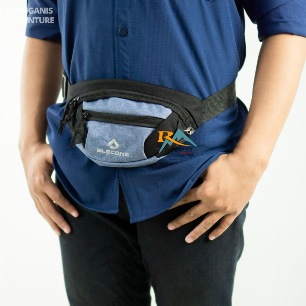 Tas Selempang Pinggang Waistbag BLECONS BRANIE Outdoor Casual