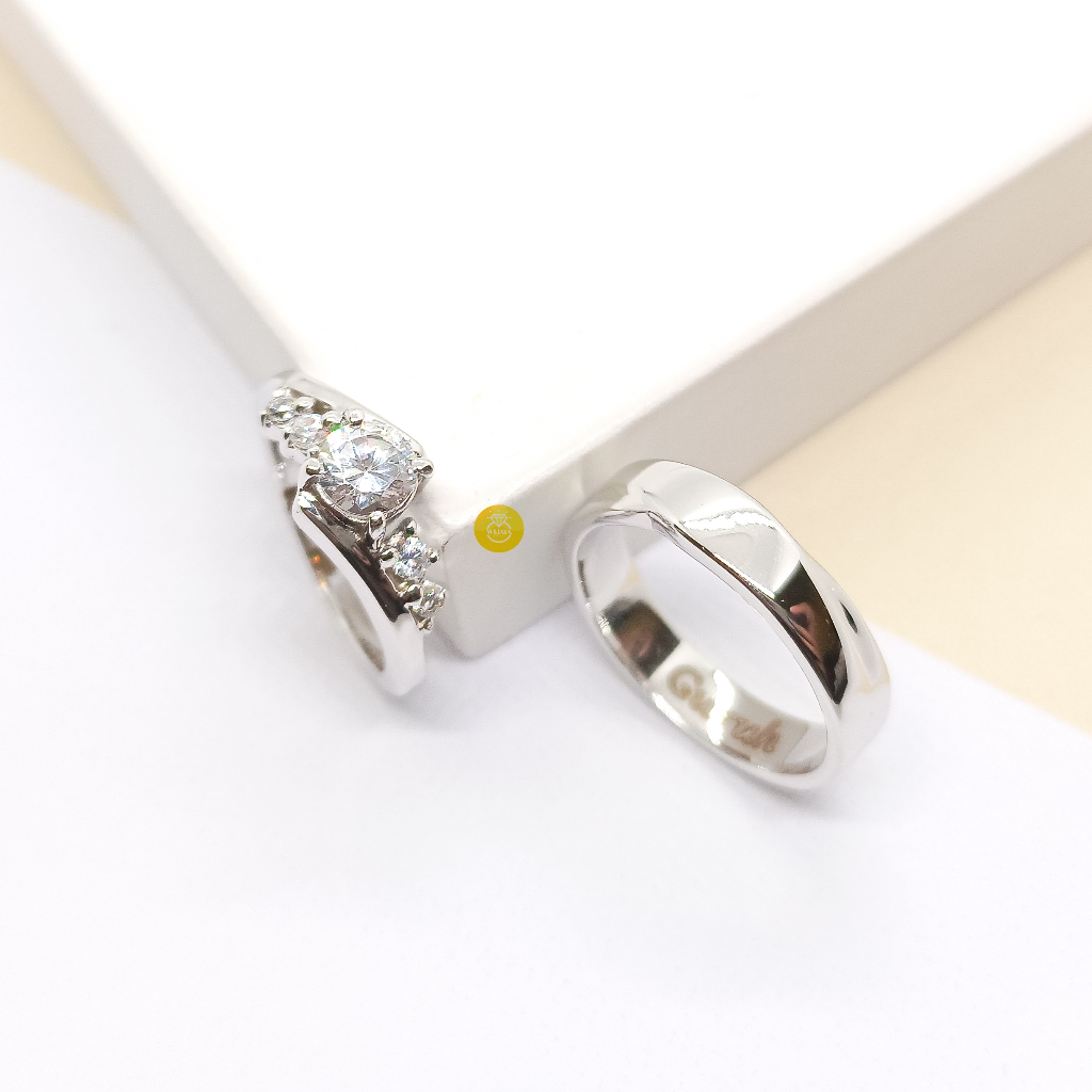 WEDDING RING CUSTOM BAHAN PERAK