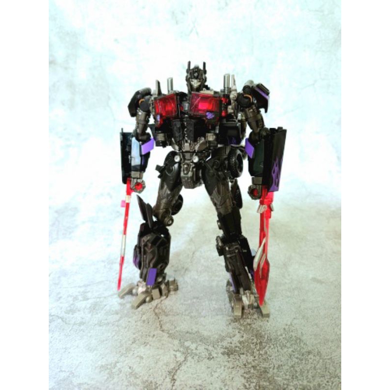 Robot Optimus Prime Black Nemesis Prime ALLOY HIGH QUALITY DETAIL RARE COLLECTION