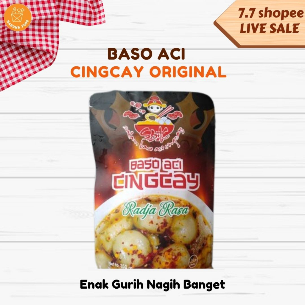 PROMO Baso Aci Cingcay Raja Rasa Promo Tulang Rangu, Cewul, Original Viral Murah Meriah Baso Aci Cingcay Boci Cingcay Bakso Aci Cingcay  Lezat Enak Gurih Viral Paling Laris