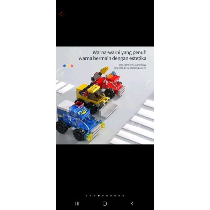 NEW MAINAN BLOK LEGO 6 IN 1