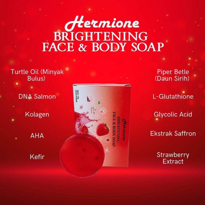 Hermione brightening face &amp; body soap