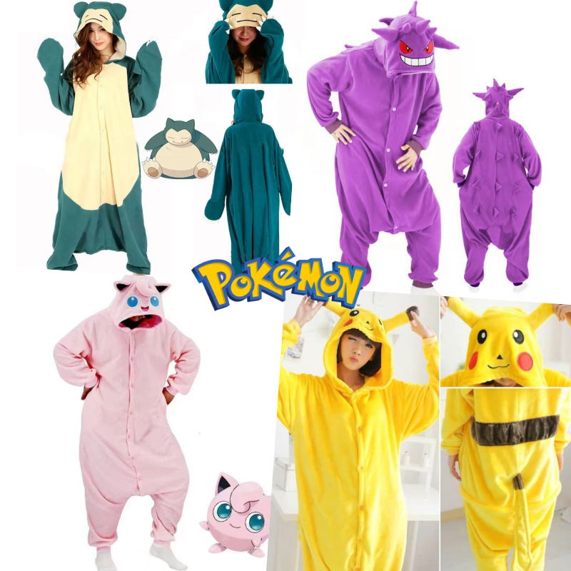 ONESIE POKEMON PIYAMA KOSTUM DEWASA