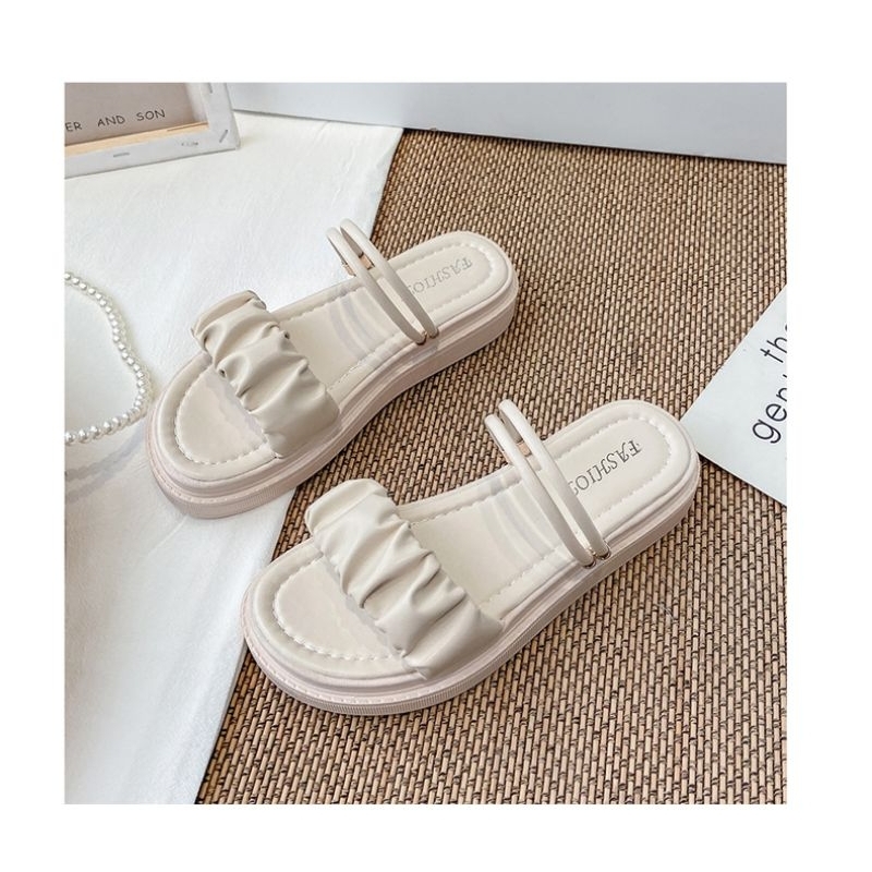 SANDAL WANITA KEKINIAN BAN KERUT SUPER CANTIK TRENDY RD 23