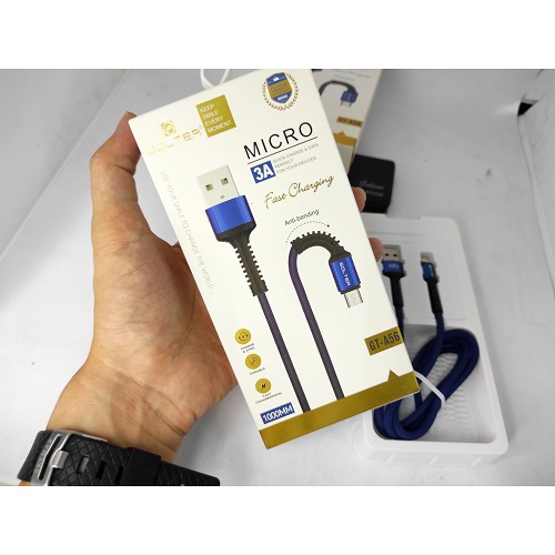 KABEL CHARGER MICRO USB FAST CHARGING 3A GOLTER