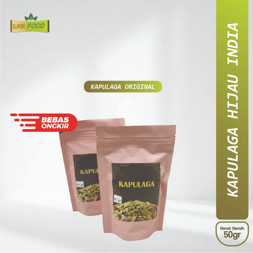 

Rempah Kapulaga Hijau - Whole Green Cardamom 100gr dan 50gr