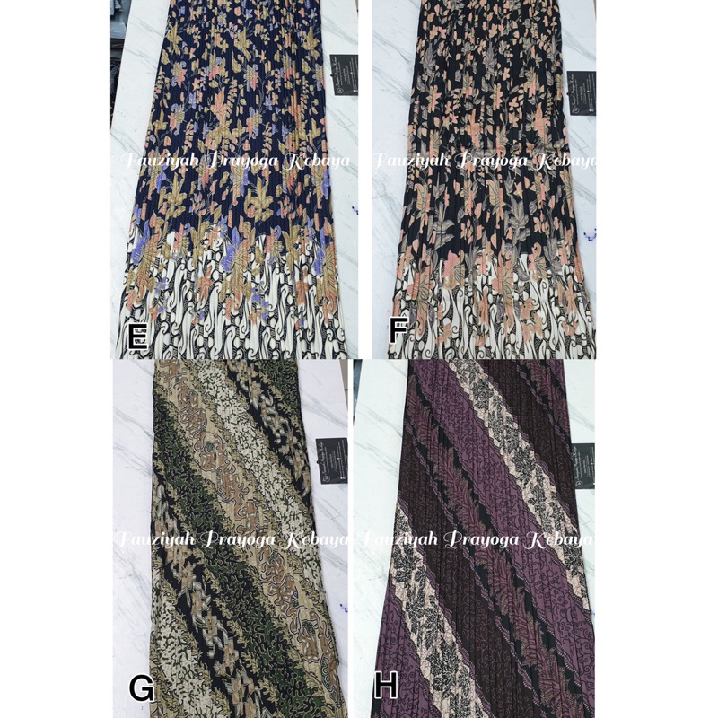 Rok Plisket Batik Bawahan Kebaya Motif Best Seller