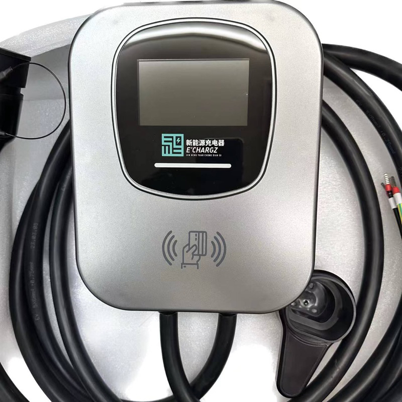 e’chargz-besen adjust ev fast charger type 2 22kw 32a 3phasa swipe new model ioniq5 tesla