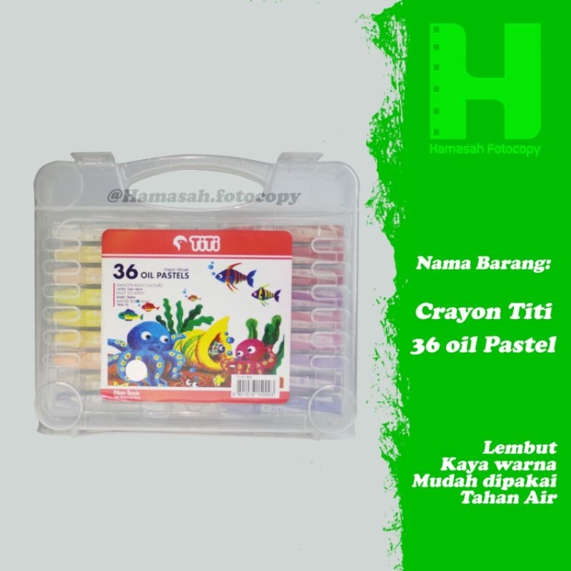 

Crayon Titi 36 Oil Pastels - krayon warna - gambar - mewarnai