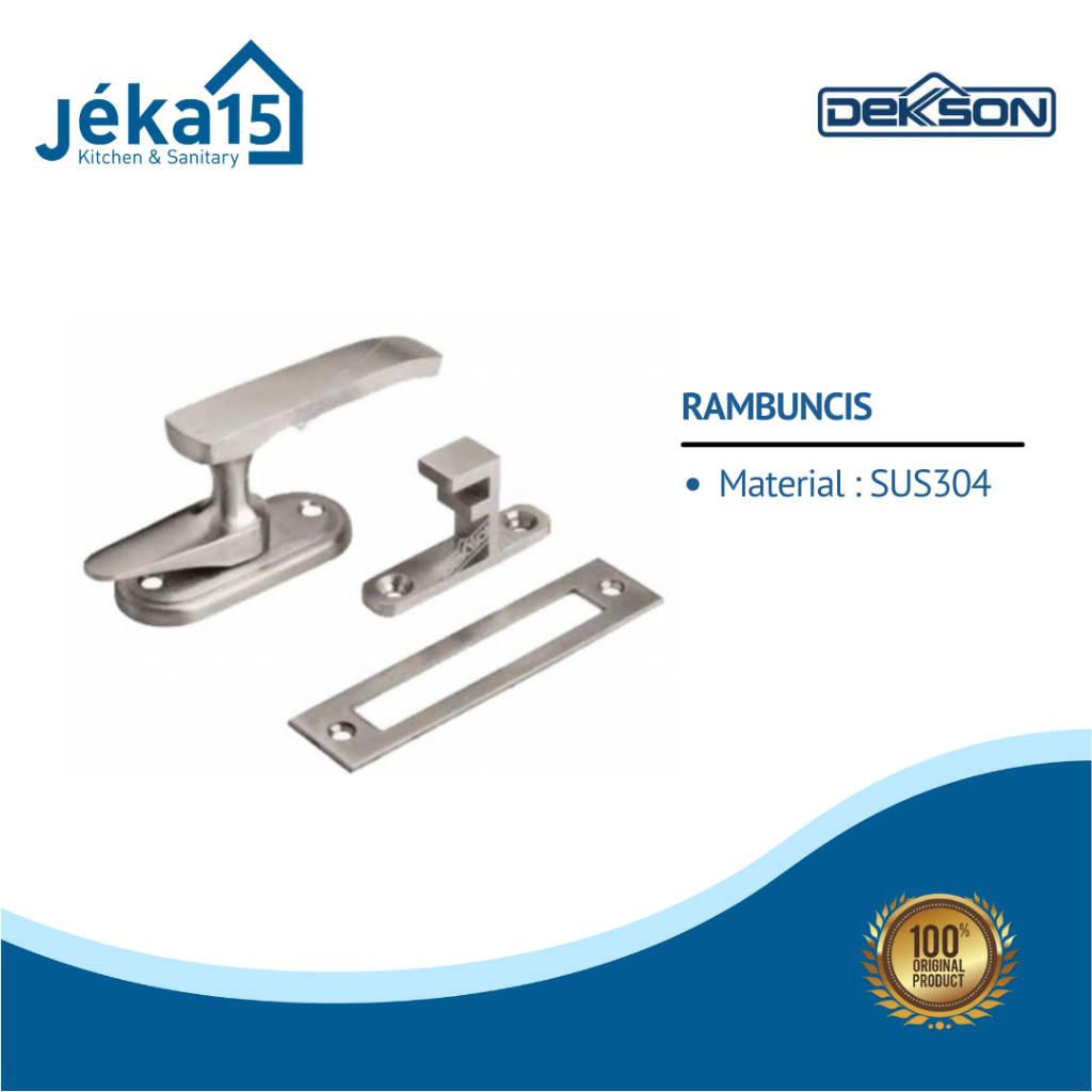 RAMBUNCIS DEKKSON/ DEKSON GRENDEL JENDELA/CASEMENT WINDOW HOLDER CWH-103 -SSS