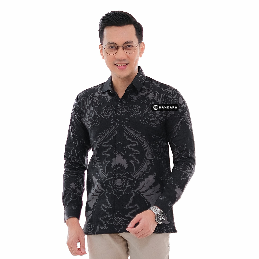 Handara Batik Pria Bhremasta Hitam HB-105