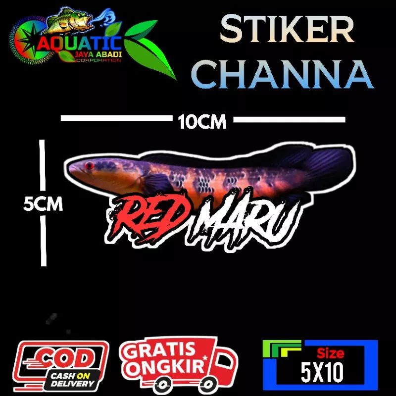 Stiker Red Maru