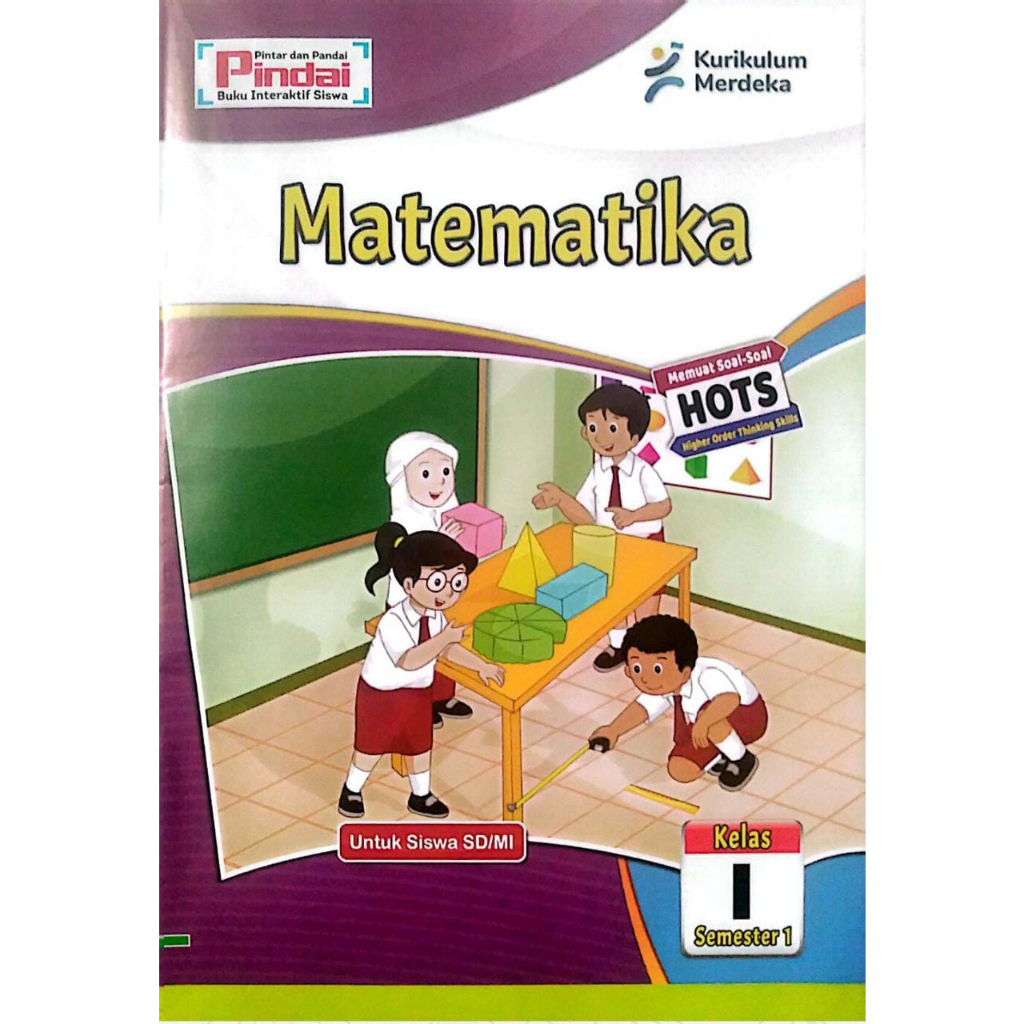 Buku LKS Matematika Kelas 1 SD/MI kurikulum Merdeka Semester 1