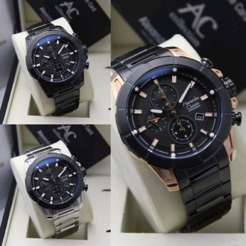 Jam Tangan Pria Alexandre Christie AC 6522 Original Garansi Resmi