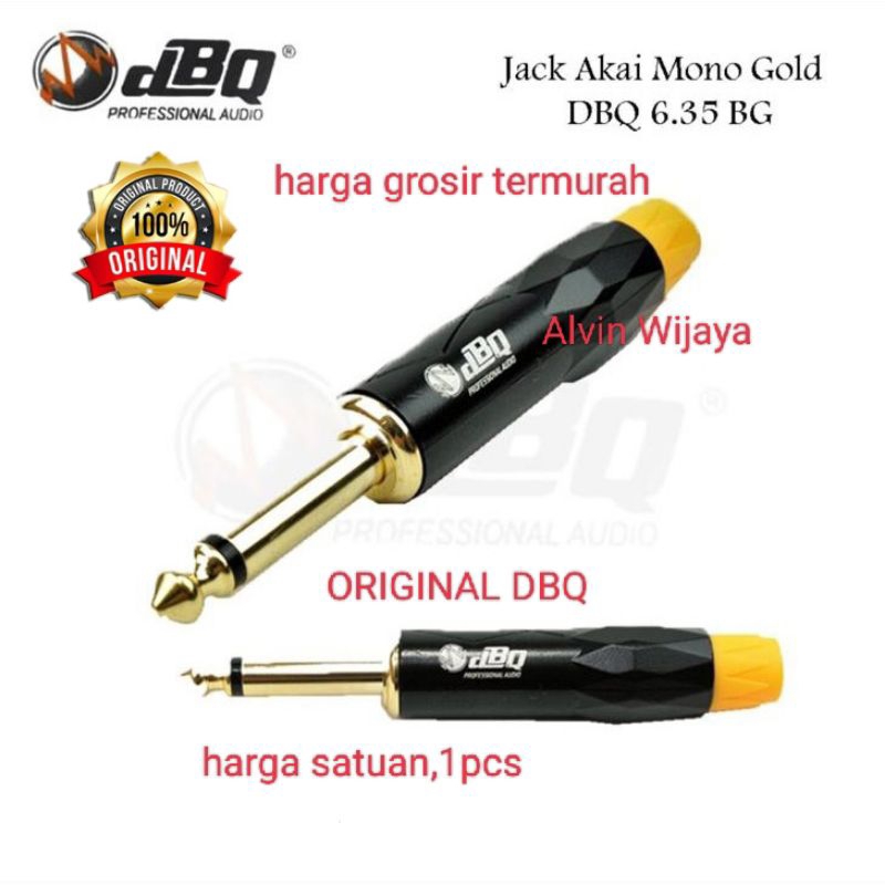 JACK AKAI MONO JECK MIC JEK JAK AUDIO ORIGINAL DBQ