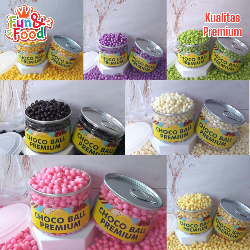 

Can Chocoball Sprinkle Bola Rasa Buah Topping Kue Donut Bolu Kualitas Premium