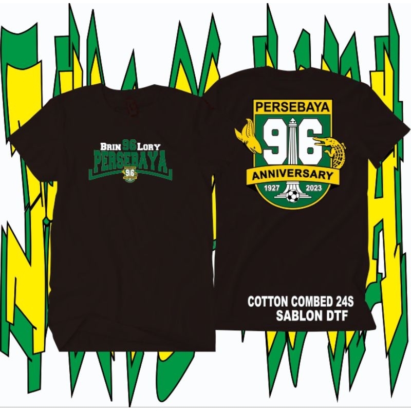 T-SHIRT PERSEBAYA BRIN96LORY ANNIVERSARY 96 TAHUN