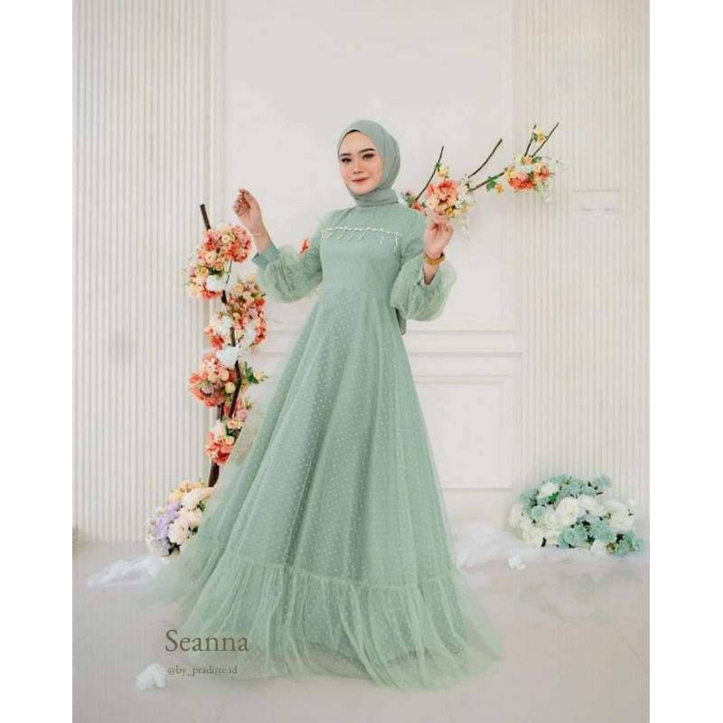 Baju kondangan, baju Bridesmaids, gamis brukat, baju lamaran, gamis tile